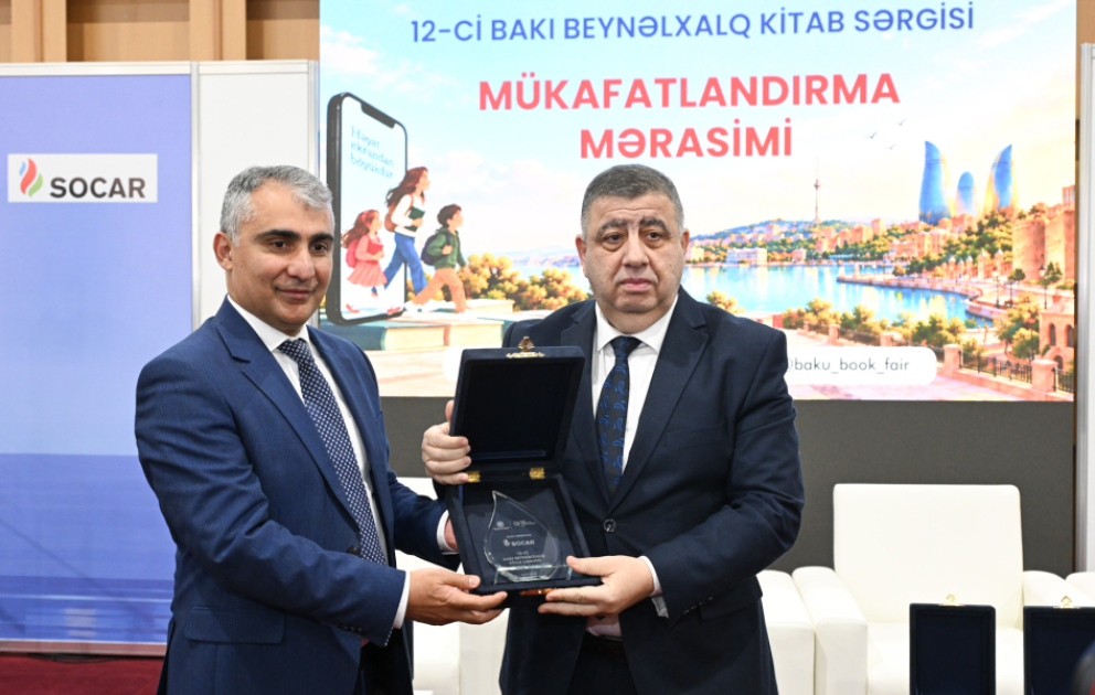 XII Bakı Beynəlxalq Kitab Sərgisinin ən fəal iştirakçıları mükafatlandırılıblar VİDEO
