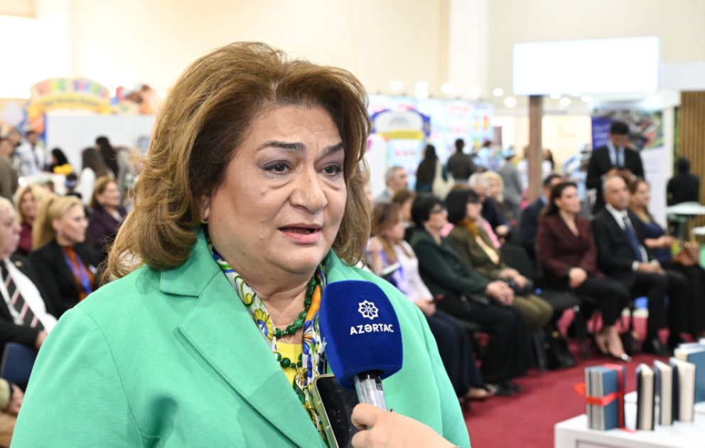Hicran Hüseynova: Kitab sərgiləri gənc nəslin mütaliəyə marağını artırır VİDEO