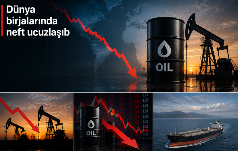 Birjalarda neft ucuzlaşır VİDEO