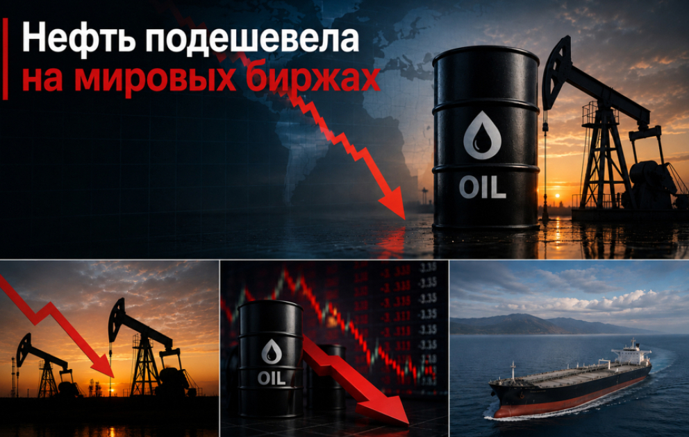 Цены на нефть снизились ВИДЕО