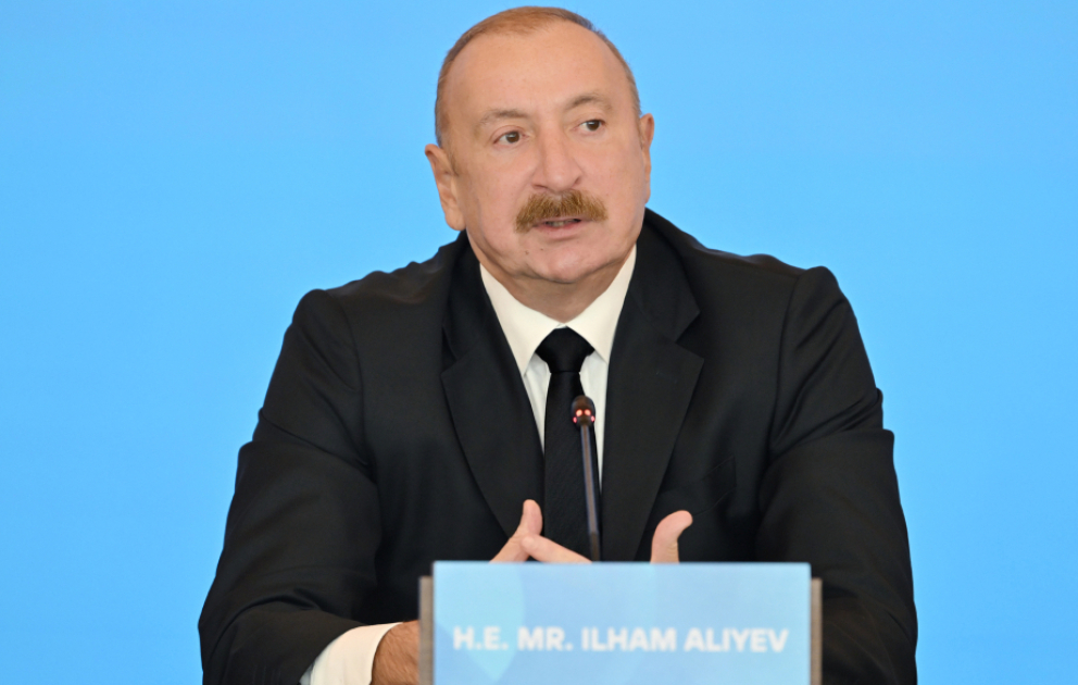 Prezident İlham Əliyev: Biz beynəlxalq bazarlarda etibarlı enerji təchizatçısı kimi tanınırıq VİDEO