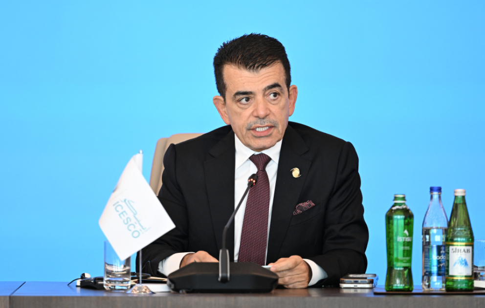 ICESCO-nun Baş direktoru: Dünyada sülhün təmin edilməsi üçün qlobal hərbi xərclərin yarım faizi kifayətdir VİDEO
