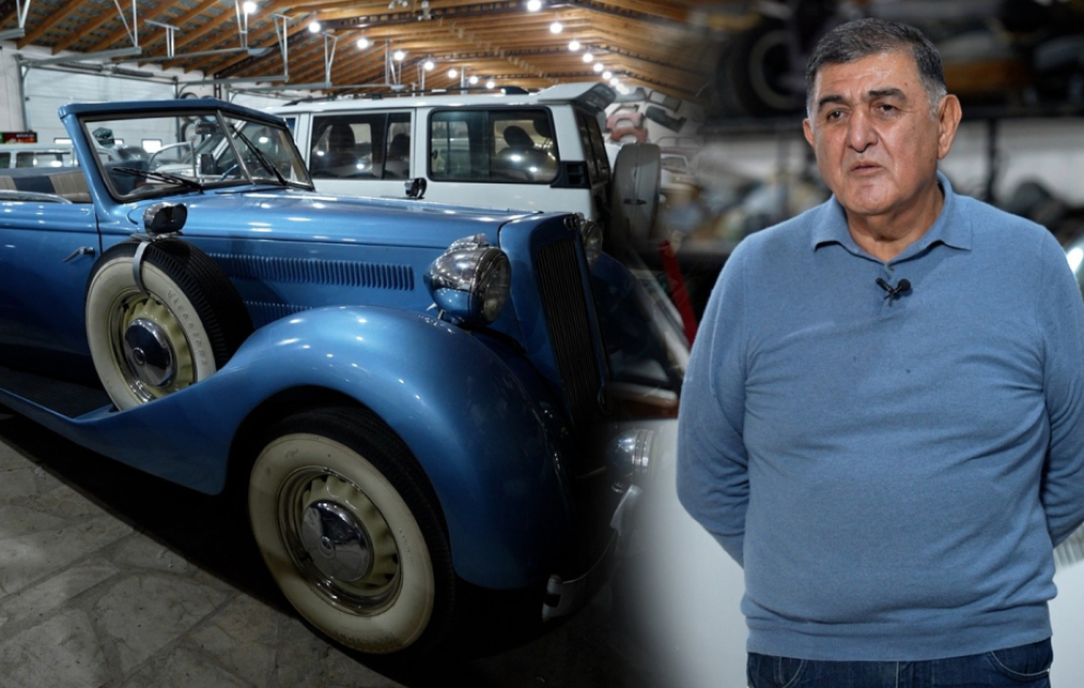 Azərbaycanlı kolleksiyaçı Azad Kərimovun qarajında hansı model avtomobillər qorunub saxlanılır? VİDEO