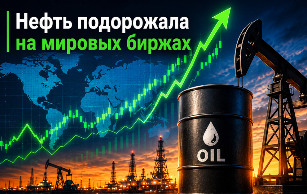 На мировых биржах цены на нефть повысились ВИДЕО
