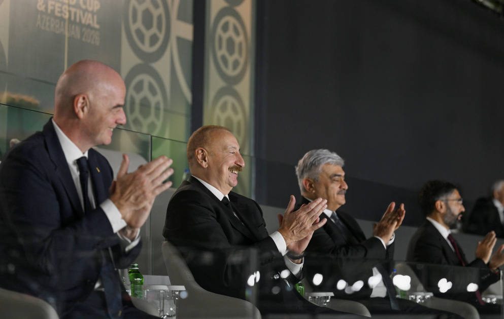 Prezident İlham Əliyev “FIFA U-15 World Cup and Festival”ın final matçını izləyib, mükafatlandırma mərasimində iştirak edib VİDEO
